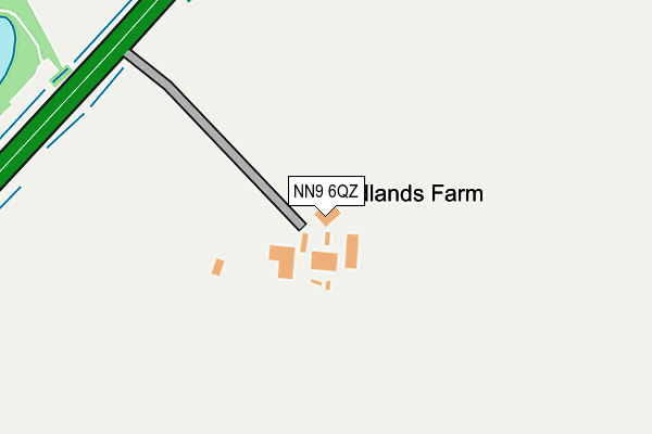 NN9 6QZ map - OS OpenMap – Local (Ordnance Survey)