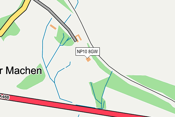 NP10 8GW map - OS OpenMap – Local (Ordnance Survey) NP10 8GW map - OS OpenMap – Local (Ordnance Survey)
