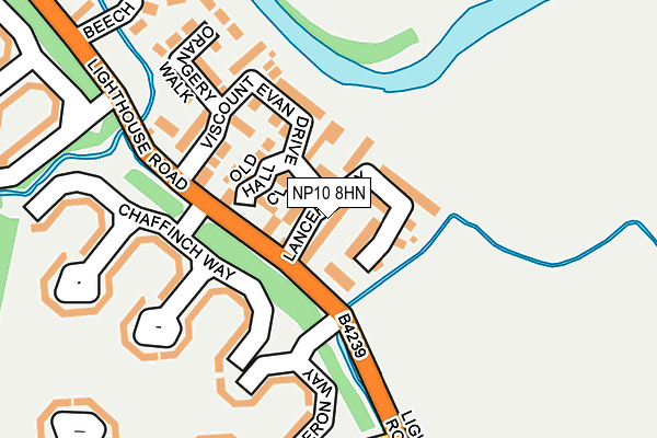 NP10 8HN map - OS OpenMap – Local (Ordnance Survey) NP10 8HN map - OS OpenMap – Local (Ordnance Survey)