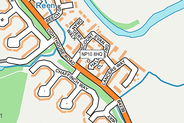 NP10 8HQ map - OS OpenMap – Local (Ordnance Survey) NP10 8HQ map - OS OpenMap – Local (Ordnance Survey)