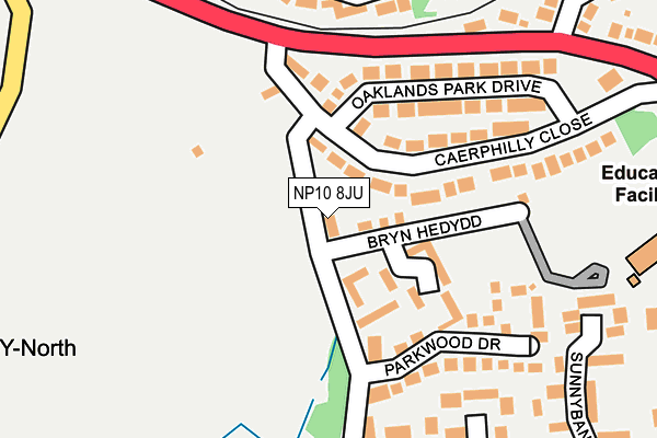 NP10 8JU map - OS OpenMap – Local (Ordnance Survey) NP10 8JU map - OS OpenMap – Local (Ordnance Survey)