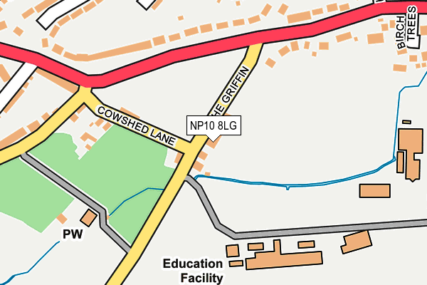 NP10 8LG map - OS OpenMap – Local (Ordnance Survey) NP10 8LG map - OS OpenMap – Local (Ordnance Survey)