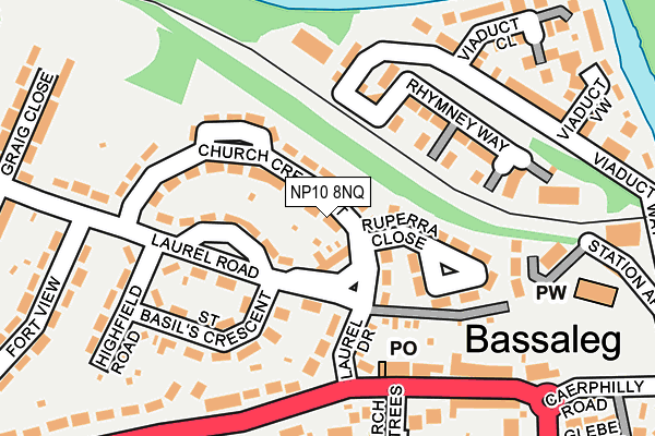 NP10 8NQ map - OS OpenMap – Local (Ordnance Survey) NP10 8NQ map - OS OpenMap – Local (Ordnance Survey)