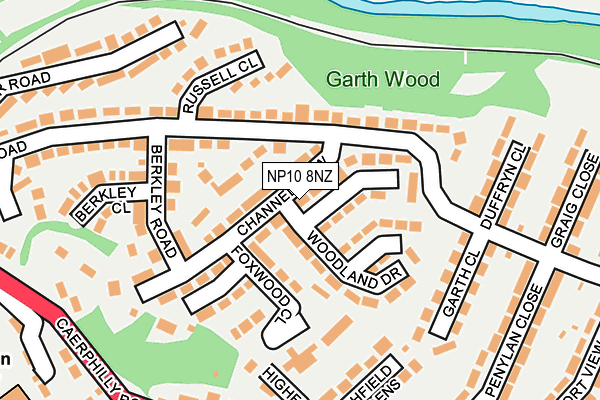 NP10 8NZ map - OS OpenMap – Local (Ordnance Survey) NP10 8NZ map - OS OpenMap – Local (Ordnance Survey)