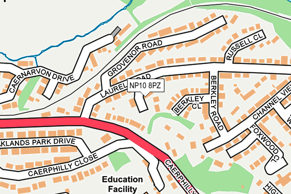 NP10 8PZ map - OS OpenMap – Local (Ordnance Survey) NP10 8PZ map - OS OpenMap – Local (Ordnance Survey)