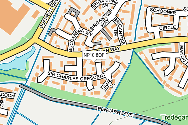 NP10 8QF map - OS OpenMap – Local (Ordnance Survey) NP10 8QF map - OS OpenMap – Local (Ordnance Survey)
