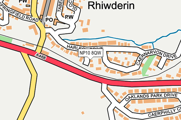 NP10 8QW map - OS OpenMap – Local (Ordnance Survey) NP10 8QW map - OS OpenMap – Local (Ordnance Survey)