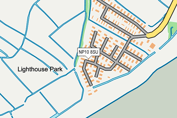 NP10 8SU map - OS OpenMap – Local (Ordnance Survey) NP10 8SU map - OS OpenMap – Local (Ordnance Survey)
