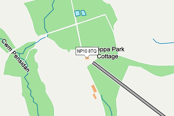 NP10 8TQ map - OS OpenMap – Local (Ordnance Survey) NP10 8TQ map - OS OpenMap – Local (Ordnance Survey)
