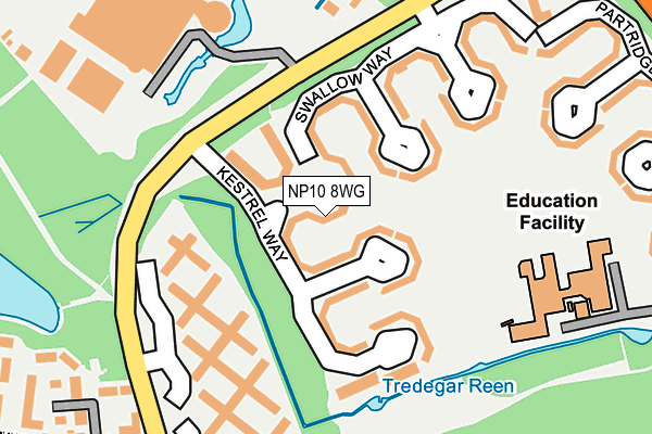 NP10 8WG map - OS OpenMap – Local (Ordnance Survey) NP10 8WG map - OS OpenMap – Local (Ordnance Survey)