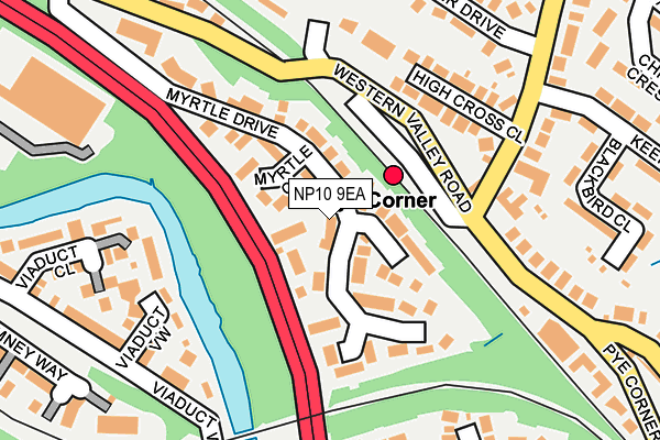 NP10 9EA map - OS OpenMap – Local (Ordnance Survey) NP10 9EA map - OS OpenMap – Local (Ordnance Survey)
