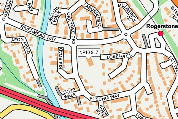 NP10 9LZ map - OS OpenMap – Local (Ordnance Survey) NP10 9LZ map - OS OpenMap – Local (Ordnance Survey)