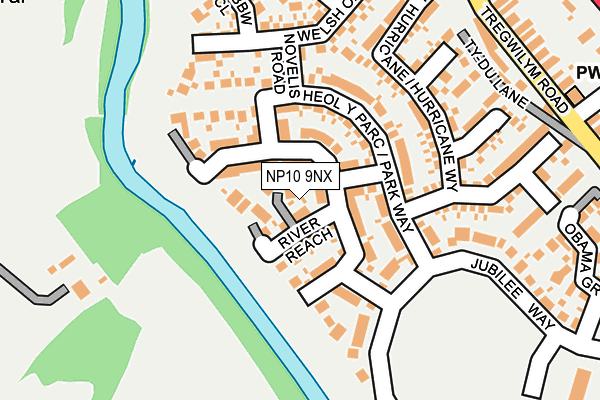 NP10 9NX map - OS OpenMap – Local (Ordnance Survey) NP10 9NX map - OS OpenMap – Local (Ordnance Survey)