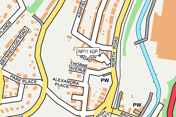 NP11 4QP map - OS OpenMap – Local (Ordnance Survey) NP11 4QP map - OS OpenMap – Local (Ordnance Survey)
