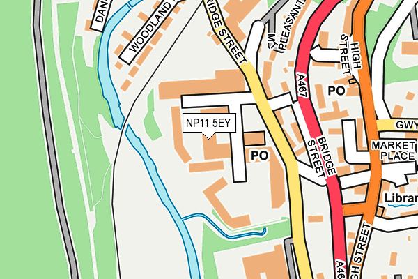 NP11 5EY map - OS OpenMap – Local (Ordnance Survey) NP11 5EY map - OS OpenMap – Local (Ordnance Survey)