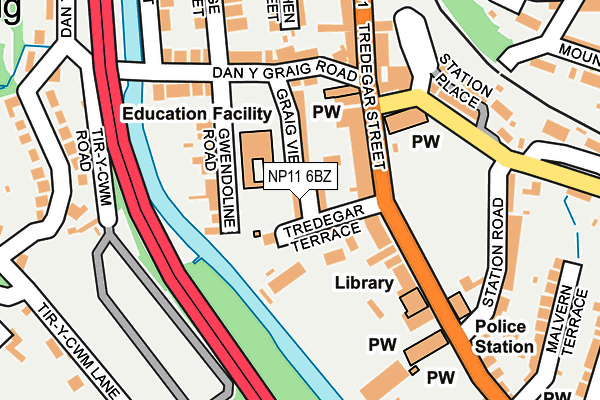 NP11 6BZ map - OS OpenMap – Local (Ordnance Survey) NP11 6BZ map - OS OpenMap – Local (Ordnance Survey)