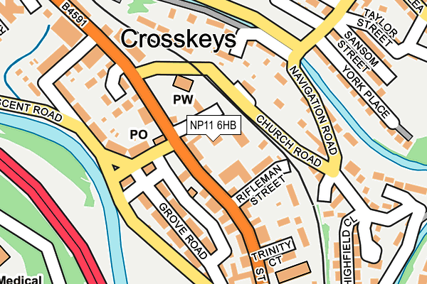 NP11 6HB map - OS OpenMap – Local (Ordnance Survey) NP11 6HB map - OS OpenMap – Local (Ordnance Survey)