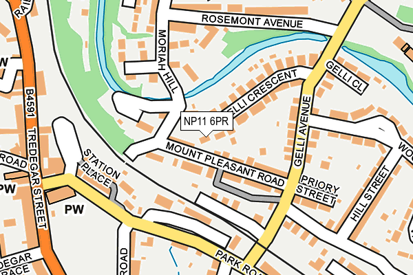 NP11 6PR map - OS OpenMap – Local (Ordnance Survey) NP11 6PR map - OS OpenMap – Local (Ordnance Survey)