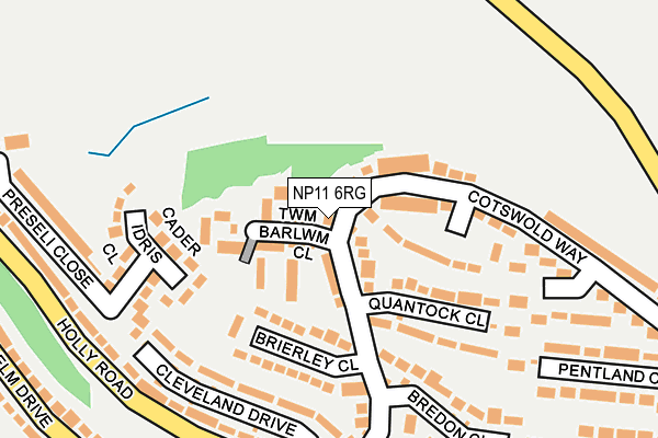 NP11 6RG map - OS OpenMap – Local (Ordnance Survey) NP11 6RG map - OS OpenMap – Local (Ordnance Survey)