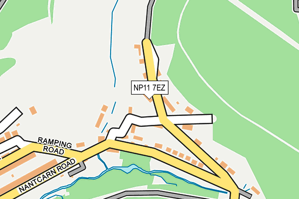 NP11 7EZ map - OS OpenMap – Local (Ordnance Survey) NP11 7EZ map - OS OpenMap – Local (Ordnance Survey)