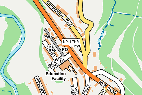 NP11 7HR map - OS OpenMap – Local (Ordnance Survey) NP11 7HR map - OS OpenMap – Local (Ordnance Survey)