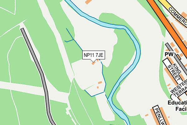 NP11 7JE map - OS OpenMap – Local (Ordnance Survey) NP11 7JE map - OS OpenMap – Local (Ordnance Survey)