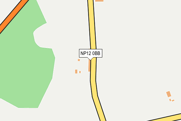 NP12 0BB map - OS OpenMap – Local (Ordnance Survey) NP12 0BB map - OS OpenMap – Local (Ordnance Survey)