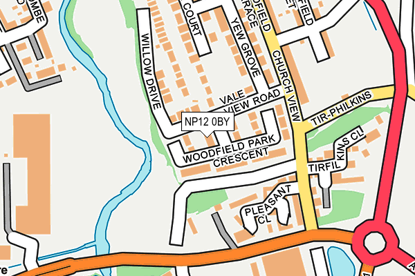 NP12 0BY map - OS OpenMap – Local (Ordnance Survey) NP12 0BY map - OS OpenMap – Local (Ordnance Survey)