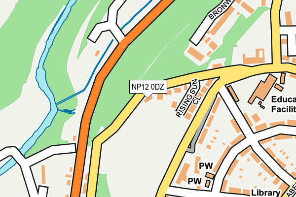NP12 0DZ map - OS OpenMap – Local (Ordnance Survey) NP12 0DZ map - OS OpenMap – Local (Ordnance Survey)