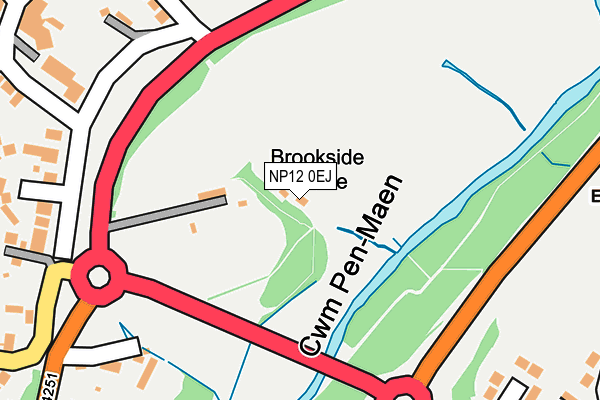 NP12 0EJ map - OS OpenMap – Local (Ordnance Survey) NP12 0EJ map - OS OpenMap – Local (Ordnance Survey)