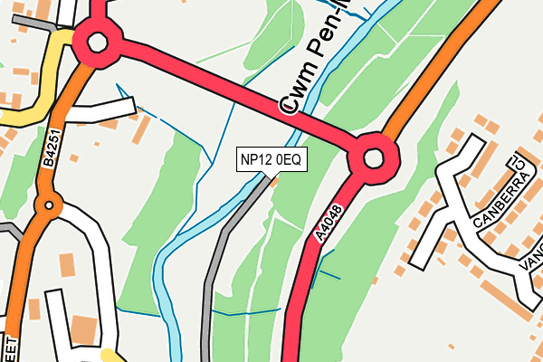 NP12 0EQ map - OS OpenMap – Local (Ordnance Survey) NP12 0EQ map - OS OpenMap – Local (Ordnance Survey)