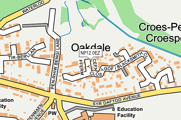 NP12 0EZ map - OS OpenMap – Local (Ordnance Survey) NP12 0EZ map - OS OpenMap – Local (Ordnance Survey)