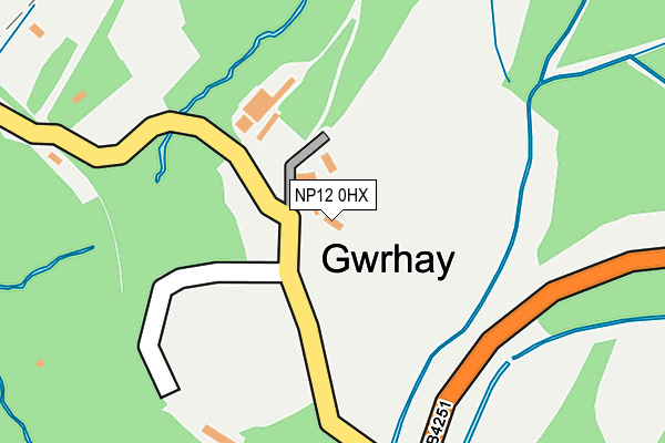 NP12 0HX map - OS OpenMap – Local (Ordnance Survey) NP12 0HX map - OS OpenMap – Local (Ordnance Survey)