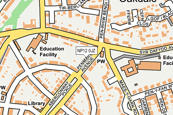 NP12 0JZ map - OS OpenMap – Local (Ordnance Survey) NP12 0JZ map - OS OpenMap – Local (Ordnance Survey)