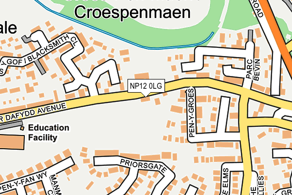 NP12 0LG map - OS OpenMap – Local (Ordnance Survey) NP12 0LG map - OS OpenMap – Local (Ordnance Survey)