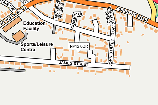NP12 0QR map - OS OpenMap – Local (Ordnance Survey) NP12 0QR map - OS OpenMap – Local (Ordnance Survey)