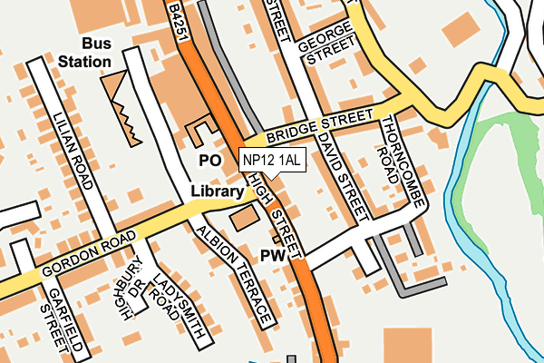 NP12 1AL map - OS OpenMap – Local (Ordnance Survey) NP12 1AL map - OS OpenMap – Local (Ordnance Survey)