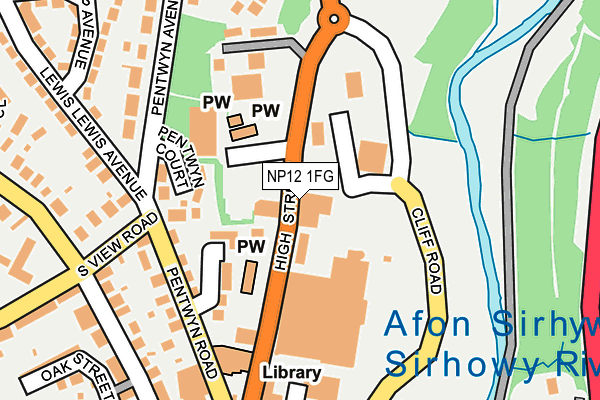 NP12 1FG map - OS OpenMap – Local (Ordnance Survey) NP12 1FG map - OS OpenMap – Local (Ordnance Survey)