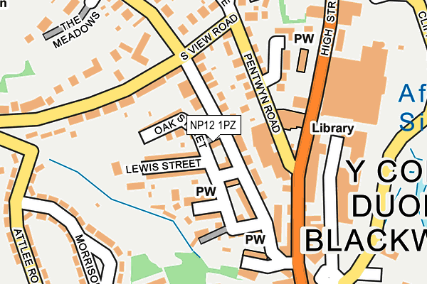 NP12 1PZ map - OS OpenMap – Local (Ordnance Survey) NP12 1PZ map - OS OpenMap – Local (Ordnance Survey)