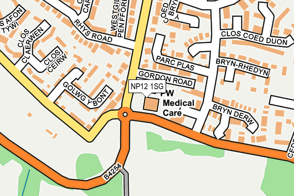 NP12 1SG map - OS OpenMap – Local (Ordnance Survey) NP12 1SG map - OS OpenMap – Local (Ordnance Survey)