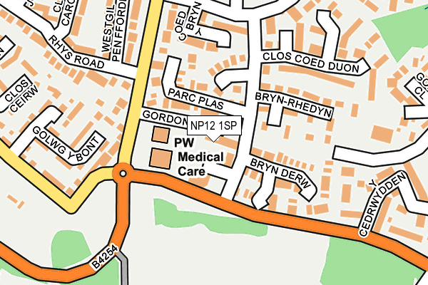 NP12 1SP map - OS OpenMap – Local (Ordnance Survey) NP12 1SP map - OS OpenMap – Local (Ordnance Survey)