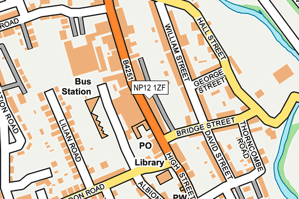 NP12 1ZF map - OS OpenMap – Local (Ordnance Survey) NP12 1ZF map - OS OpenMap – Local (Ordnance Survey)