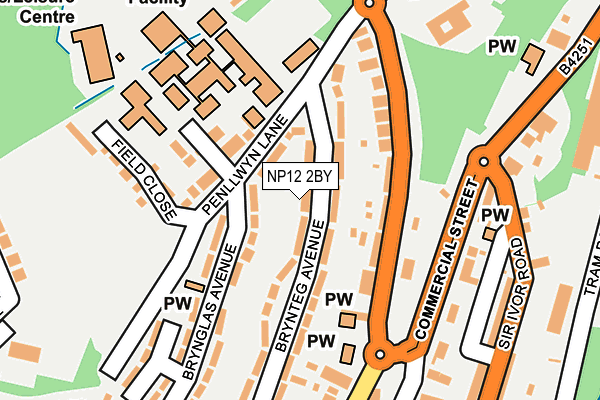 NP12 2BY map - OS OpenMap – Local (Ordnance Survey) NP12 2BY map - OS OpenMap – Local (Ordnance Survey)