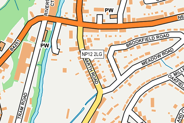 NP12 2LG map - OS OpenMap – Local (Ordnance Survey) NP12 2LG map - OS OpenMap – Local (Ordnance Survey)