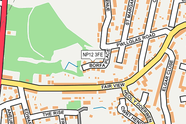 NP12 3FE map - OS OpenMap – Local (Ordnance Survey) NP12 3FE map - OS OpenMap – Local (Ordnance Survey)