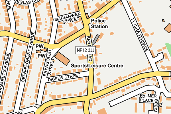 NP12 3JJ map - OS OpenMap – Local (Ordnance Survey) NP12 3JJ map - OS OpenMap – Local (Ordnance Survey)