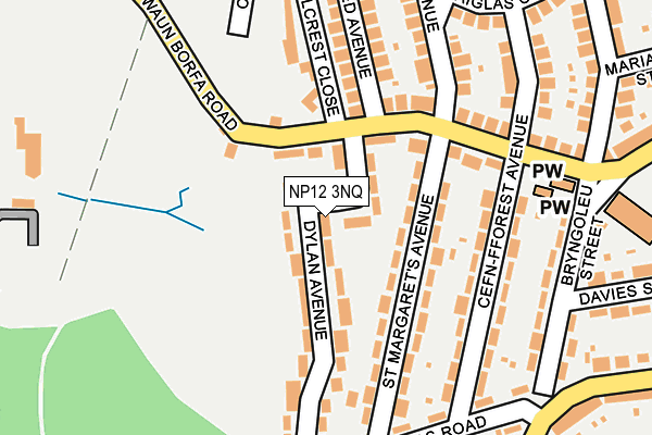 NP12 3NQ map - OS OpenMap – Local (Ordnance Survey) NP12 3NQ map - OS OpenMap – Local (Ordnance Survey)