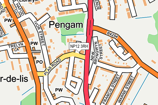 NP12 3RH map - OS OpenMap – Local (Ordnance Survey) NP12 3RH map - OS OpenMap – Local (Ordnance Survey)