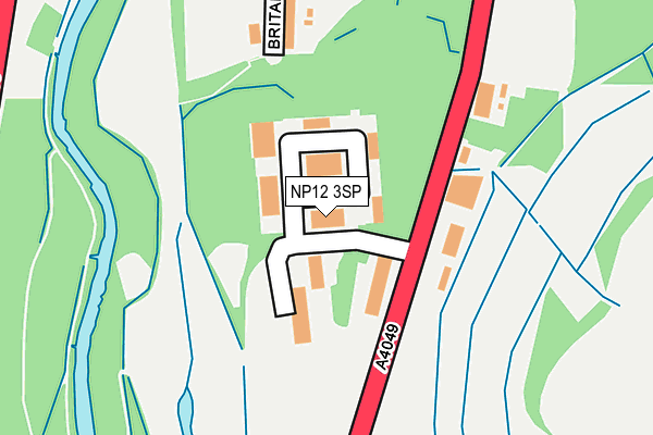 NP12 3SP map - OS OpenMap – Local (Ordnance Survey) NP12 3SP map - OS OpenMap – Local (Ordnance Survey)