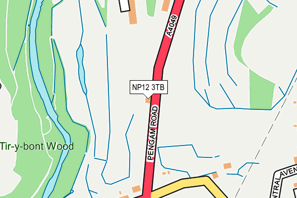 NP12 3TB map - OS OpenMap – Local (Ordnance Survey) NP12 3TB map - OS OpenMap – Local (Ordnance Survey)